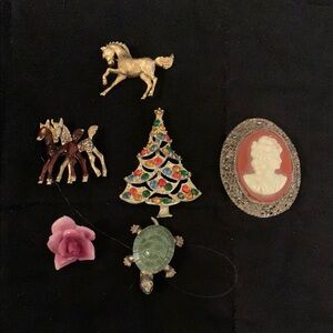 Vintage Brooch and Pin Collection